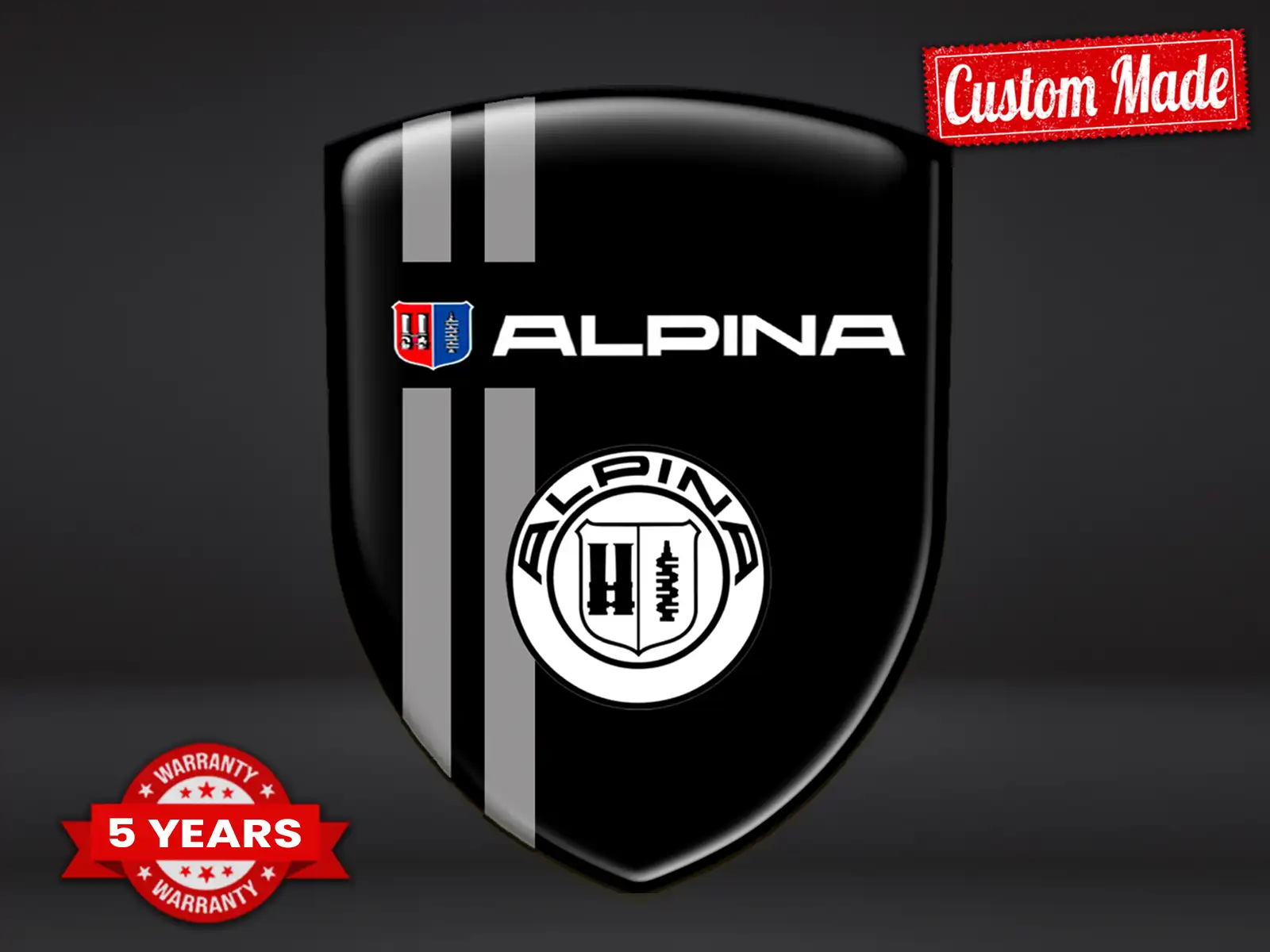 Alpina Heckscheibenaufkleber Trucks Stil Edition Luxus